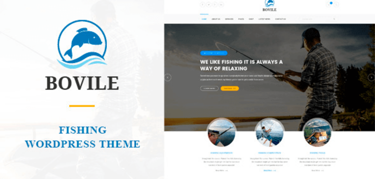 Item cover for download BOVILE – FISHING WORDPRESS THEME