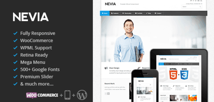 Item cover for download NEVIA – RESPONSIVE MULTI-PURPOSE WORDPRESS THEME