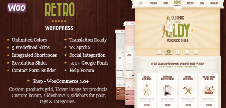 Item cover for download RETRO – VINTAGE WORDPRESS THEME