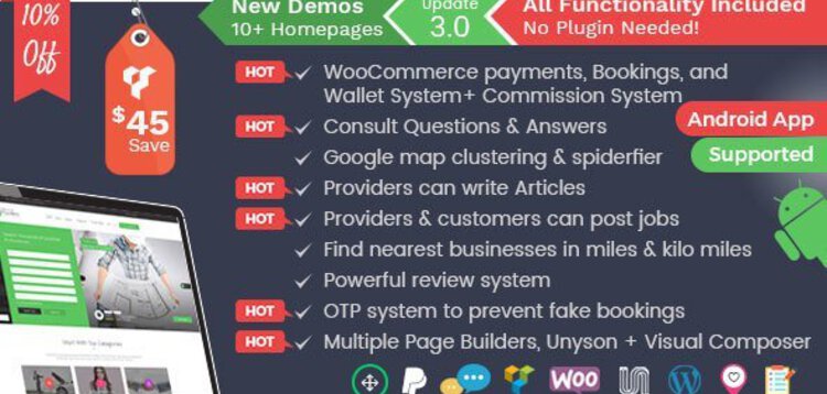 Item cover for download Listingo - Business Listing and Directory WordPress Theme