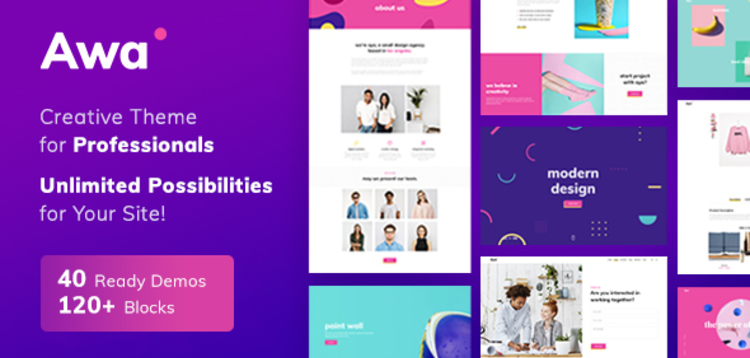 Item cover for download PORTFOLIO AWA - PORTFOLIO WORDPRESS PORTFOLIO & AGENCY