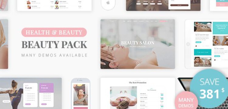 Item cover for download BEAUTY PACK - WELLNESS SPA & BEAUTY MASSAGE SALONS WP