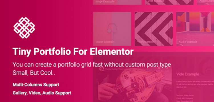 Item cover for download Tiny Portfolio Widget For Elementor