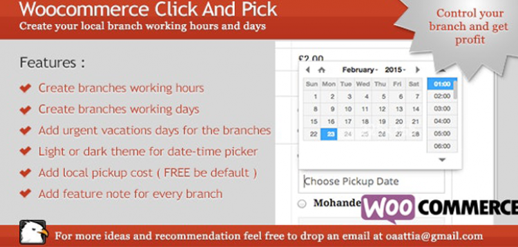 Item cover for download Woocommerce - Click And Pick ( Local Pickup )