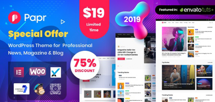 Item cover for download News Magazine Papr - News Magazine WordPress Theme