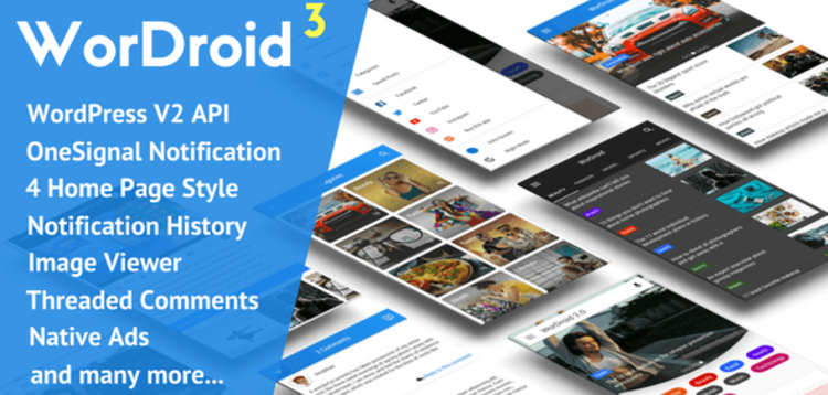 Item cover for download WorDroid - Full Native WordPress Blog App