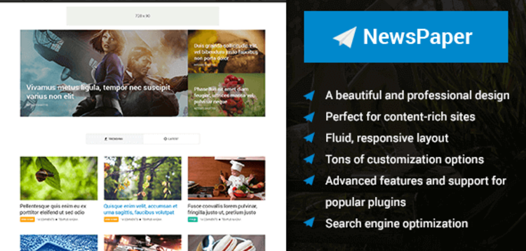 Item cover for download NEWSPAPER – BEAUTIFUL MAGAZINE WORDPRESS THEME