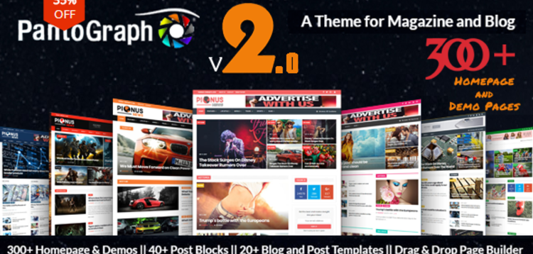 Item cover for download PANTOGRAPH – NEWSPAPER MAGAZINE THEME