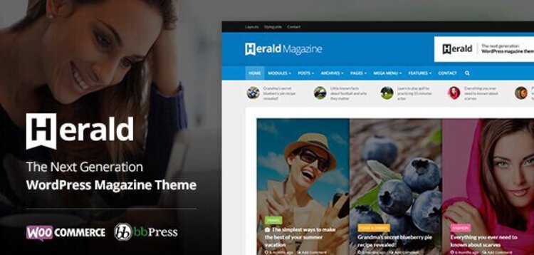 Item cover for download Herald - News Portal & Magazine WordPress Theme