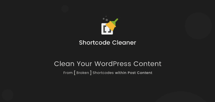 Item cover for download SHORTCODE CLEANER