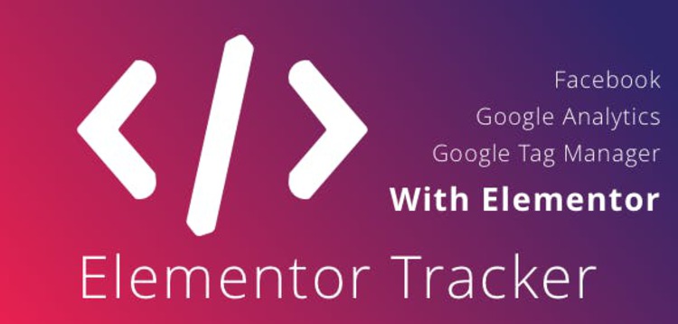 Item cover for download WORDPRESS ELEMENTOR TRACKER