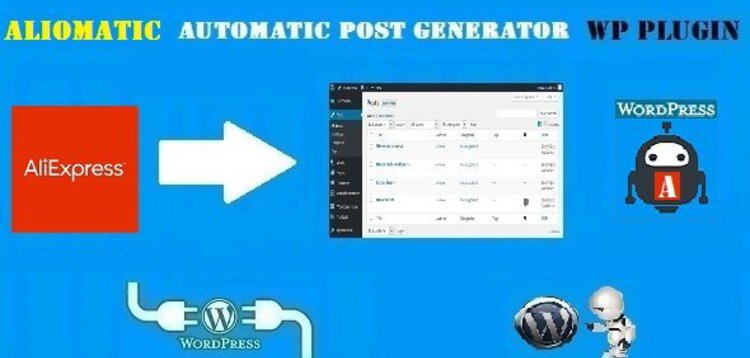 Item cover for download ALIOMATIC - ALIEXPRESS AFFILIATE MONEY GENERATOR PLUGIN FOR WORDPRESS