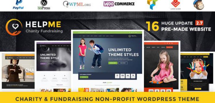 Item cover for download HELPME - NONPROFIT CHARITY WORDPRESS THEME