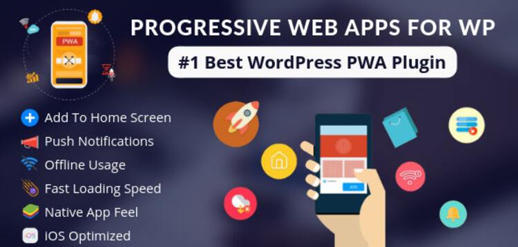 Item cover for download PROGRESSIVE WEB APPS FOR WORDPRESS