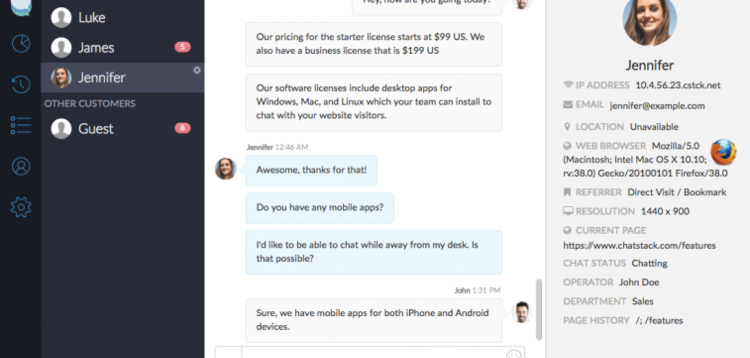 Item cover for download Live Chat & Visitor Tracking