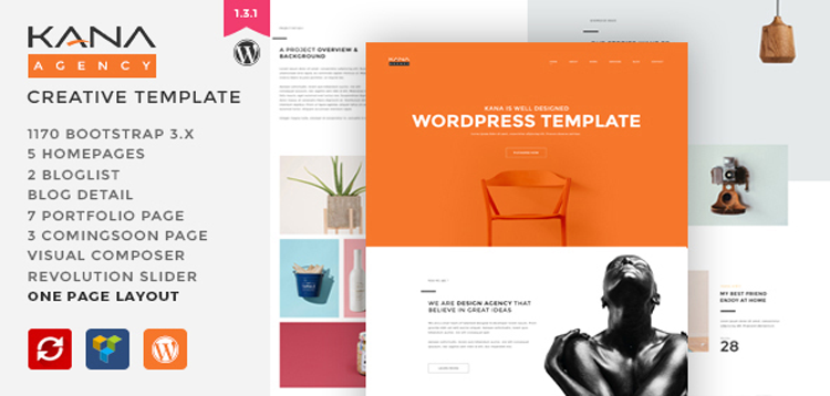 Item cover for download Kana - Creative Agency WordPress Theme