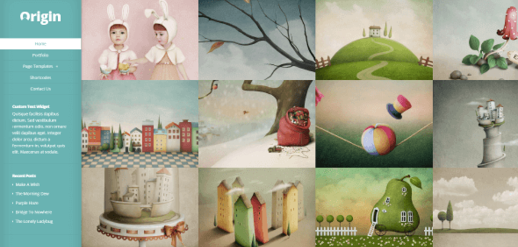 Item cover for download ORIGIN – STUNNING GRID-BASED THEME