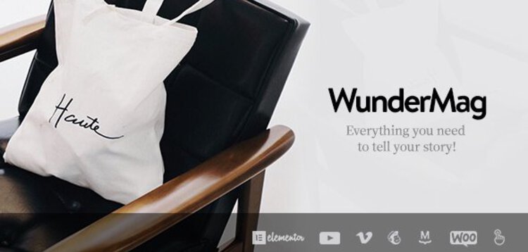 Item cover for download WUNDERMAG - A WORDPRESS BLOG/MAGAZINE THEME