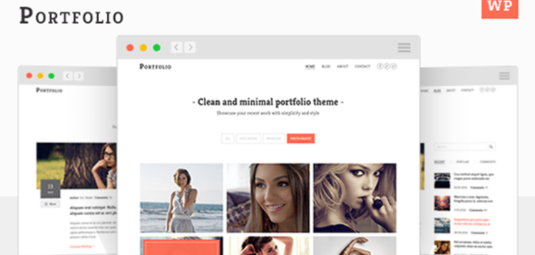 Item cover for download PORTFOLIO – MINIMAL PORTFOLIO WORDPRESS THEME