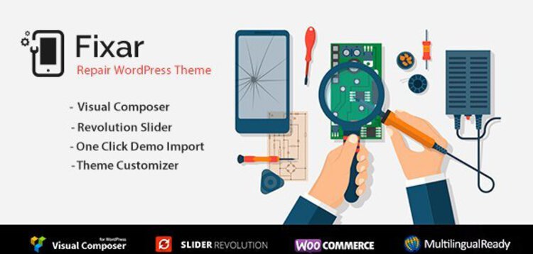 Item cover for download Fixar - Phone & Computer Repair Theme