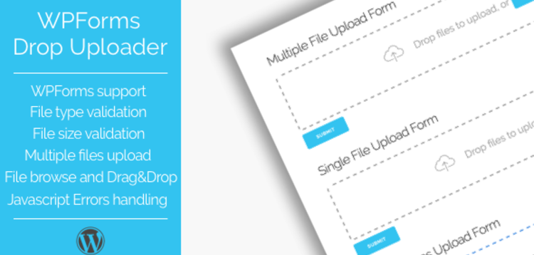 Item cover for download DROP UPLOADER FOR WPFORMS