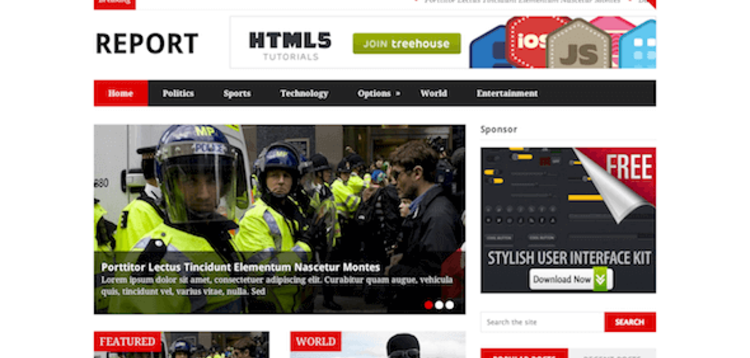 Item cover for download REPORT – TRENDY NEWS LAYOUT WORDPRESS THEME