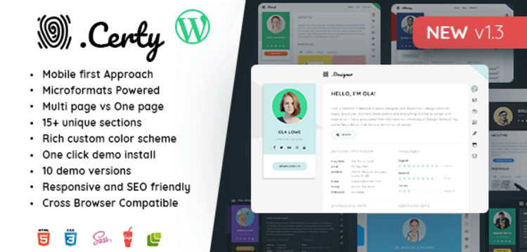Item cover for download CREATIVE RESUME, CV & VCARD