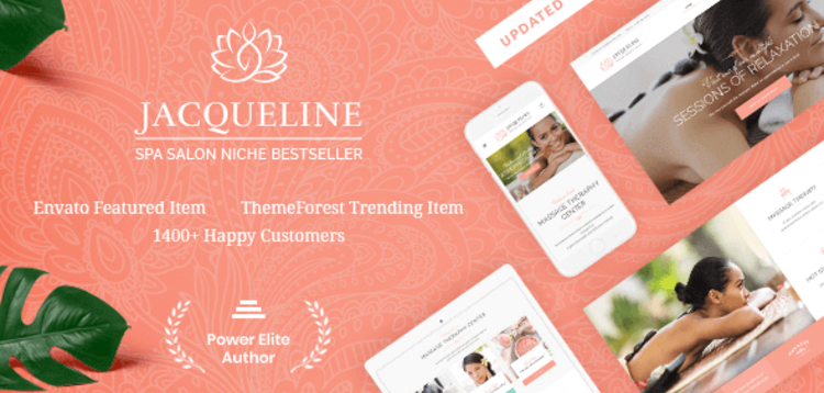Item cover for download Jacqueline – Spa & Massage Salon Theme