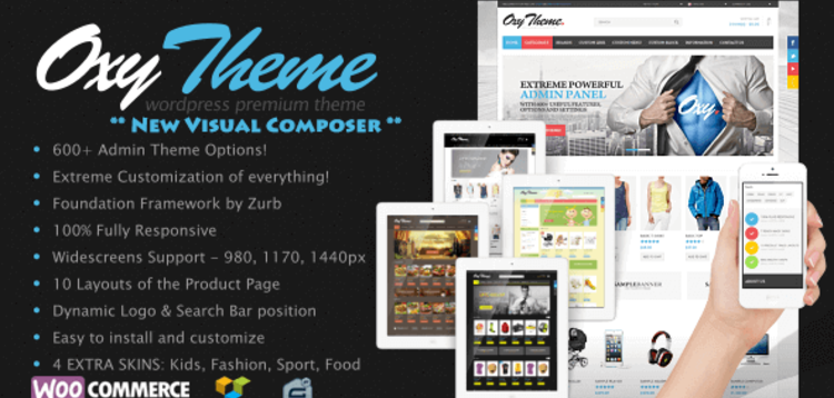 Item cover for download OXY – MULTI-PURPOSE RESPONSIVE WOOCOMMERCE THEME