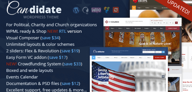 Item cover for download CANDIDATE – POLITICAL NONPROFIT WORDPRESS THEME