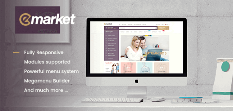 Item cover for download EMARKET – MULTI-PURPOSE WOOCOMMERCE WORDPRESS THEME