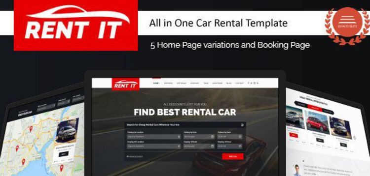 Item cover for download RENTIT - CAR/BIKE/VEHICLE RENTAL WORDPRESS THEME