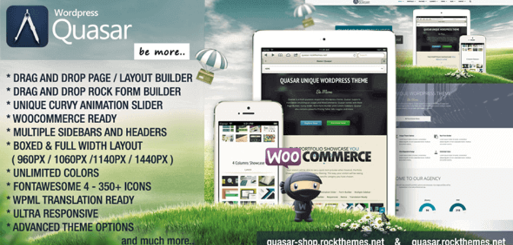 Item cover for download Quasar – WordPress Theme with Animation Builder