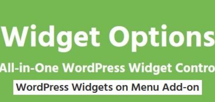 Item cover for download WIDGETS ON MENU – ADDON FOR EXTENDED WIDGET OPTIONS PLUGIN