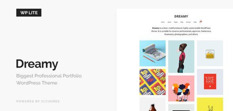 Item cover for download DREAMY LITE - RESPONSIVE PORTFOLIO WORDPRESS THEME