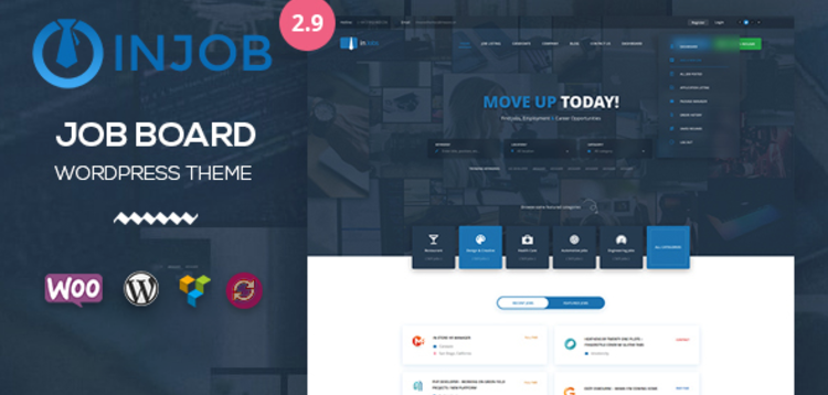 Item cover for download JOB BOARD WORDPRESS THEME - INJOB
