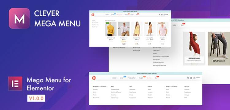 Item cover for download Clever Mega Menu for Elementor Pro