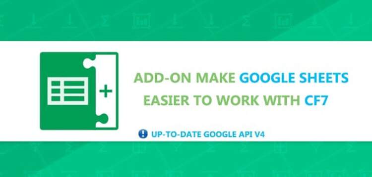 Item cover for download CONTACT FORM CF7 GOOGLE SHEET ADDON