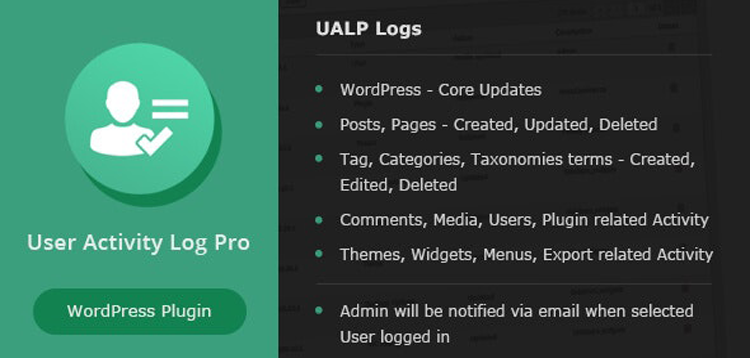 Item cover for download User Activity Log PRO for WordPress