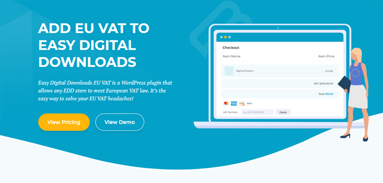 Item cover for download Easy Digital Downloads EU VAT (By Barn2 Media)
