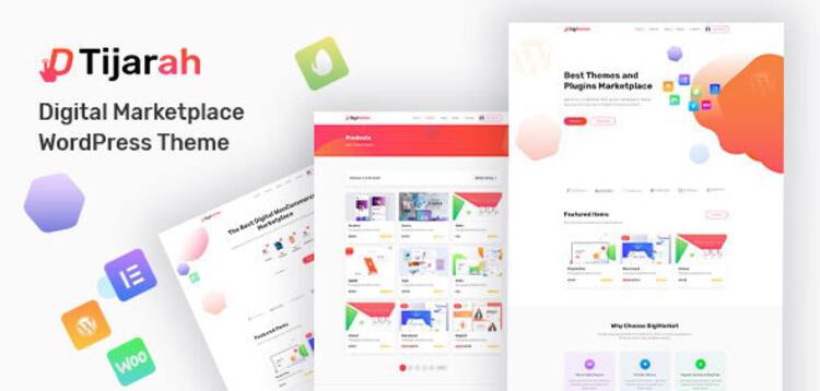 Item cover for download Tijarah - Digital Marketplace WooCommerce Theme