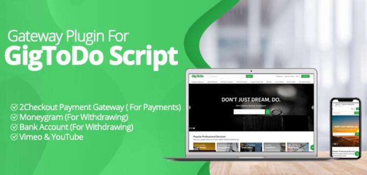 Item cover for download Gateway Plugin For GigToDo Script