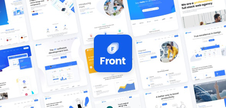 Item cover for download Front - Multipurpose Business WordPress Theme