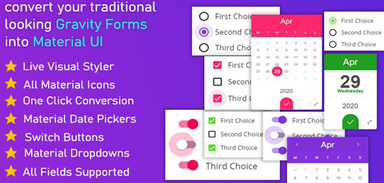 Item cover for download Gravitizer - Gravity Forms Material UI Styler