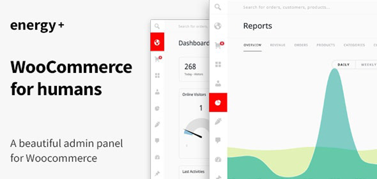 Item cover for download Energy+ A beautiful admin panel for WooCommerce