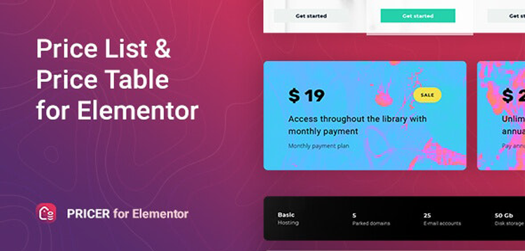 Item cover for download Pricer – Price List for Elementor