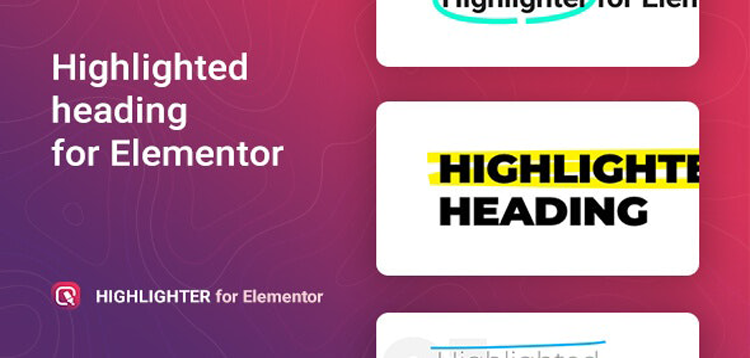 Item cover for download Highlighter – Highlighted heading for Elementor