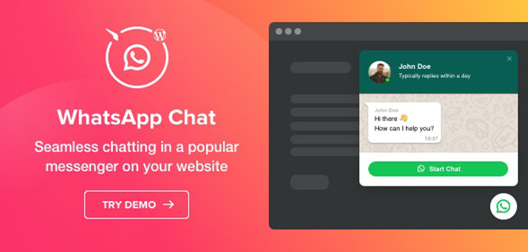 Item cover for download WhatsApp Chat - WordPress WhatsApp Chat plugin