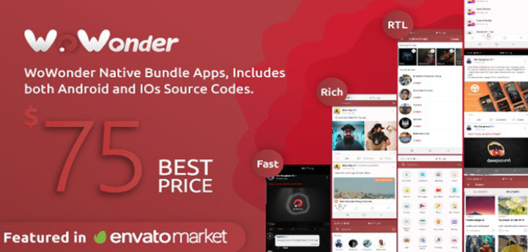Item cover for download Mobile Native Social Timeline Applications - For WoWonder Social PHP Script