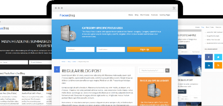 Item cover for download Thrive Themes Focusblog WordPress Theme